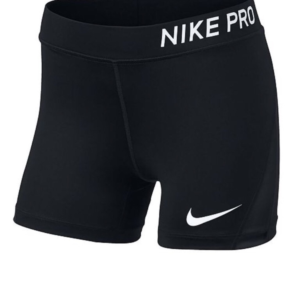 NIKE PRO DRI FIT SPANDEX SHORTS GIRLS SIZE LARGE